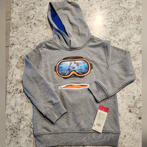 Bundle- Boys Long Sleeve Shirt/Hooded Jacket(5/6) NWT - Picture 2 of 13